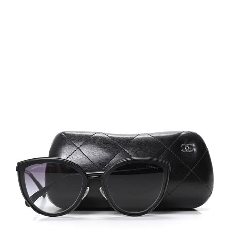 chanel 4222 sunglasses black buy online|CHANEL Cat Eye Sunglasses 4222 Black .